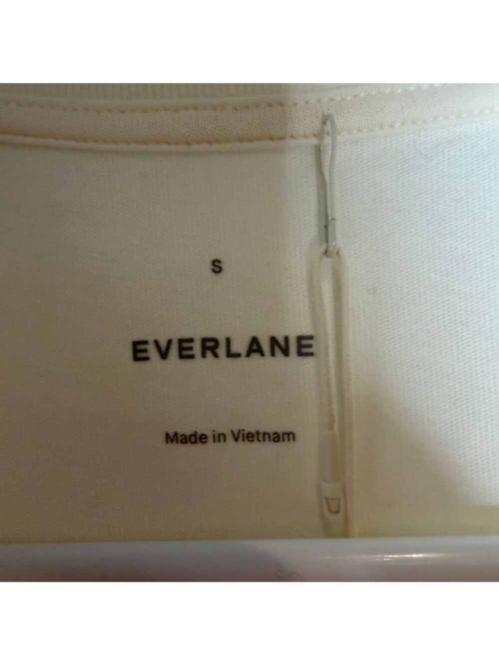 Everlane The Organic Cotton Weekend Tank Dress Women's Size Small in Canvas NWT! - Picture 3 of 6